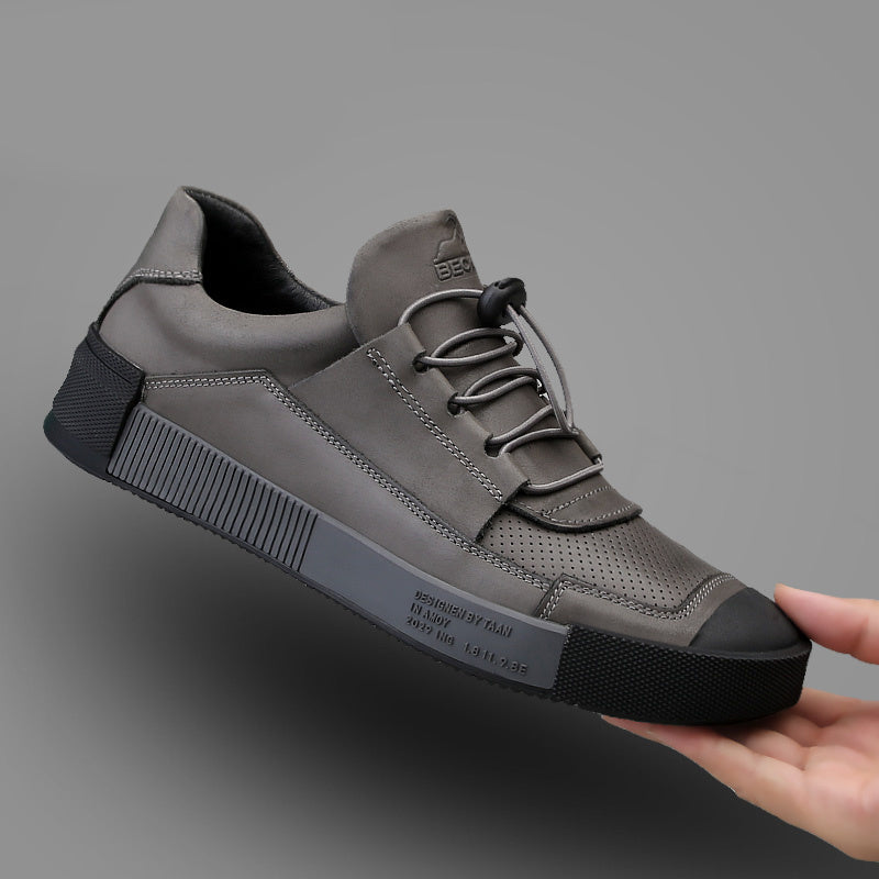 Minimalist and Leather to define the style and quality