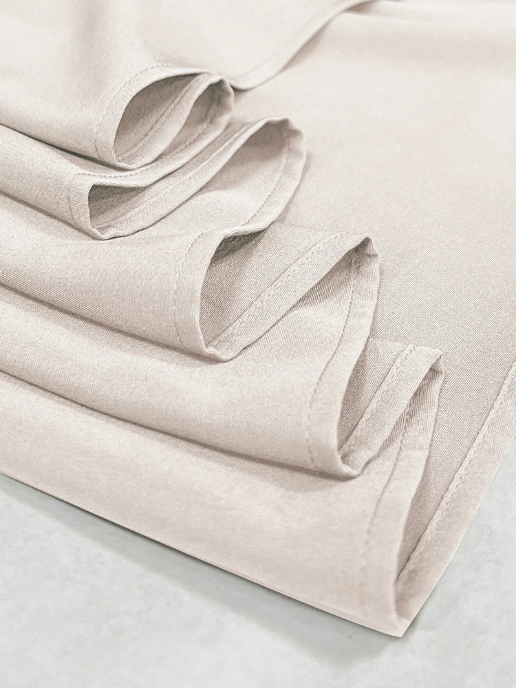 Stylish Solid A-line Skirts for Women Preppy School Style High Elastic Waist Long Skirt With Bow Woman Clothing Women's Skirts