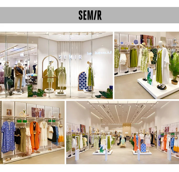 Semir Jacket Women Black and White Color Block Outdoor Triple Protection 2025 New Spring Hiking Jacket