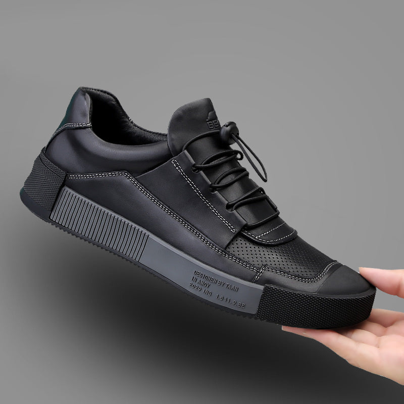 Minimalist and Leather to define the style and quality